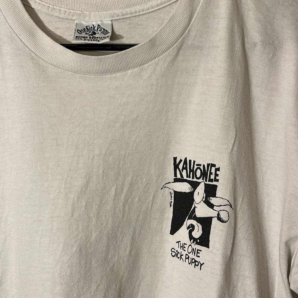 Vintage One Sick Puppy Graphic T Shirt Sz XL